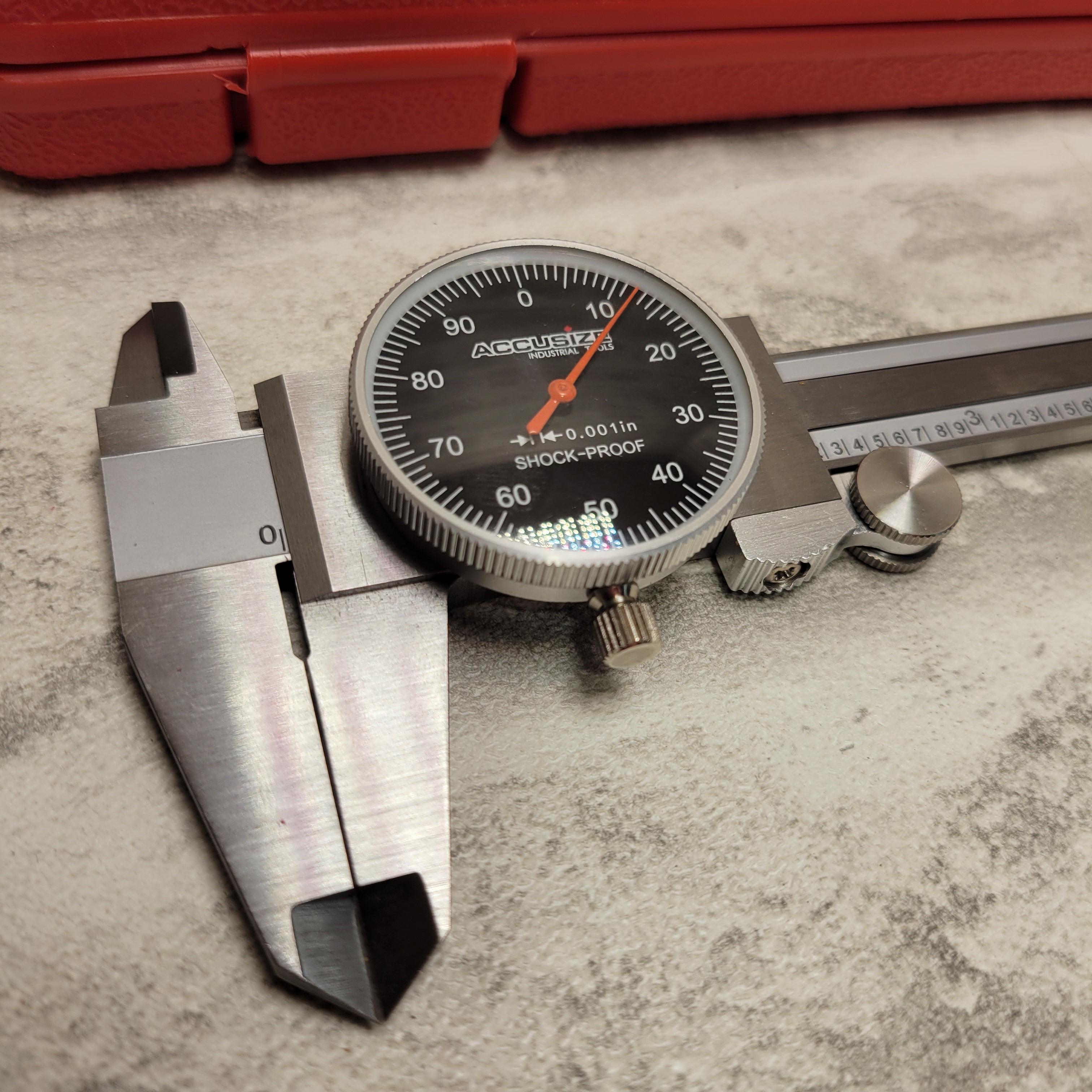 Accusize Dial Caliper Stainless Steel, P920-B216, Range: 0-6" (7679194235118)